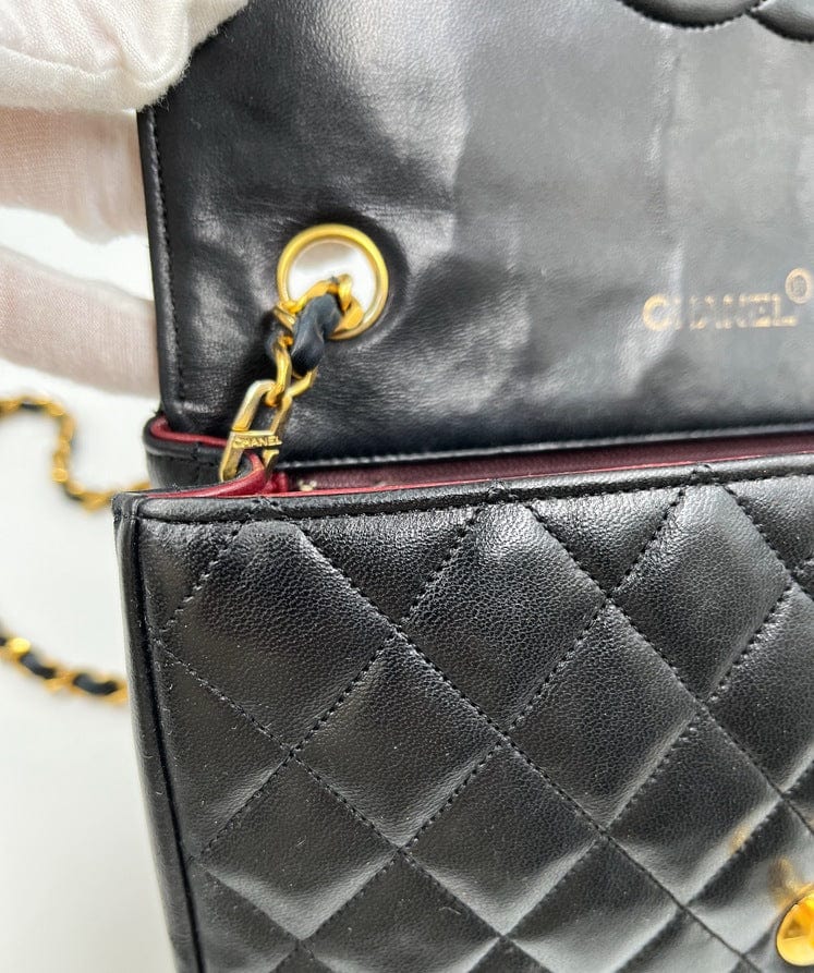 Chanel Vintage Single Flap with 24k gold plated hardware