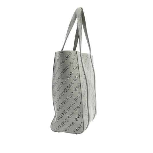 White Balenciaga XXS Everyday Perforated Leather Shopping Tote Bag Satchel