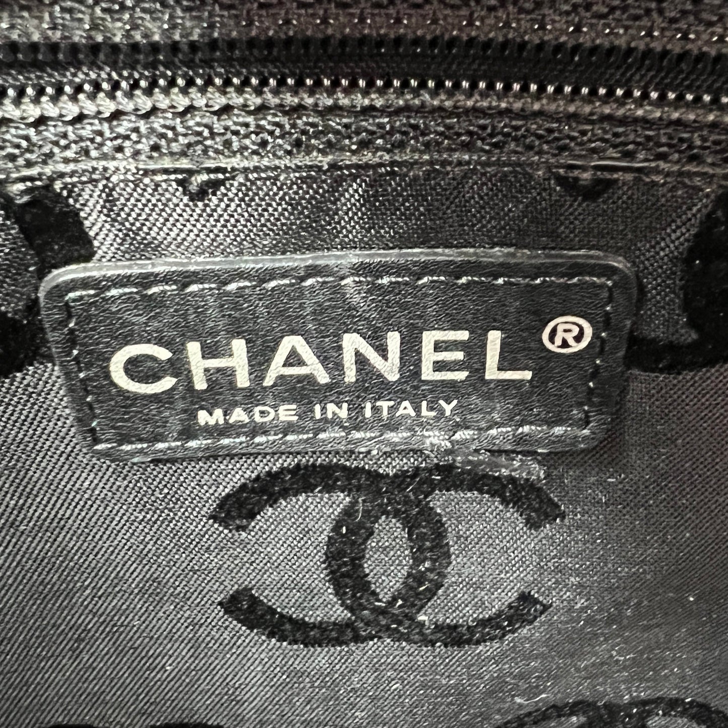 Chanel Lambskin Combon Tote Medium TWS pop