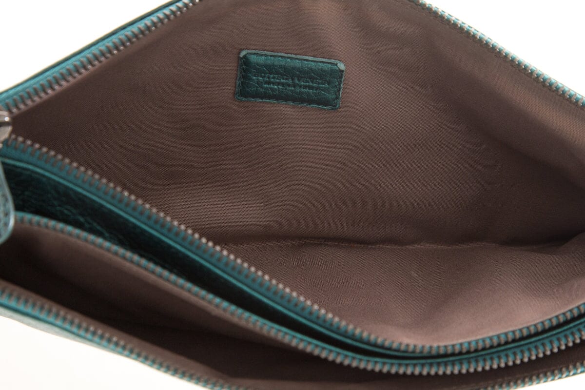 Bottega Veneta Turquoise Intrecciato Clutch