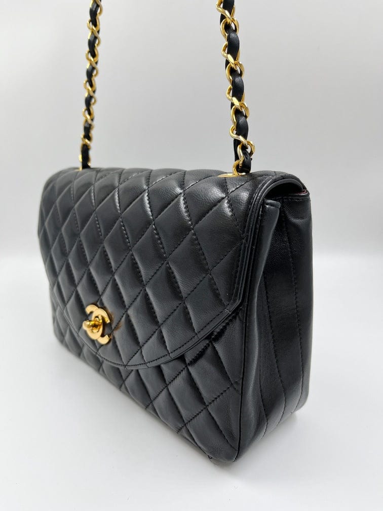 Chanel Vintage Single Flap with 24k gold plated hardware