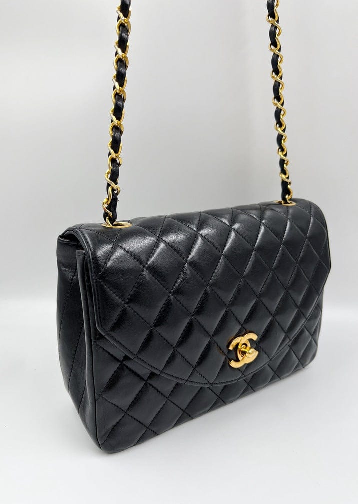 Chanel Vintage Single Flap with 24k gold plated hardware