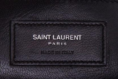 YSL Burgundy Classic Medium College Bag