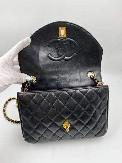 Chanel Vintage Single Flap with 24k gold plated hardware