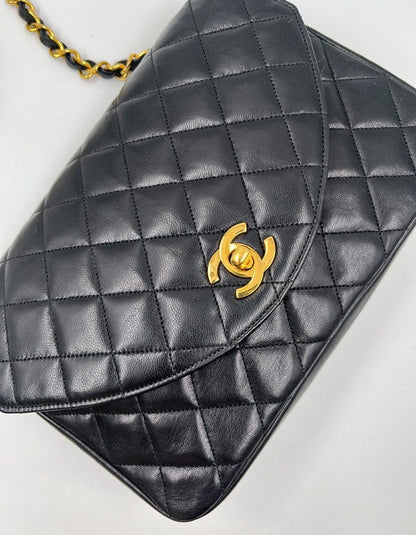 Chanel Vintage Single Flap with 24k gold plated hardware