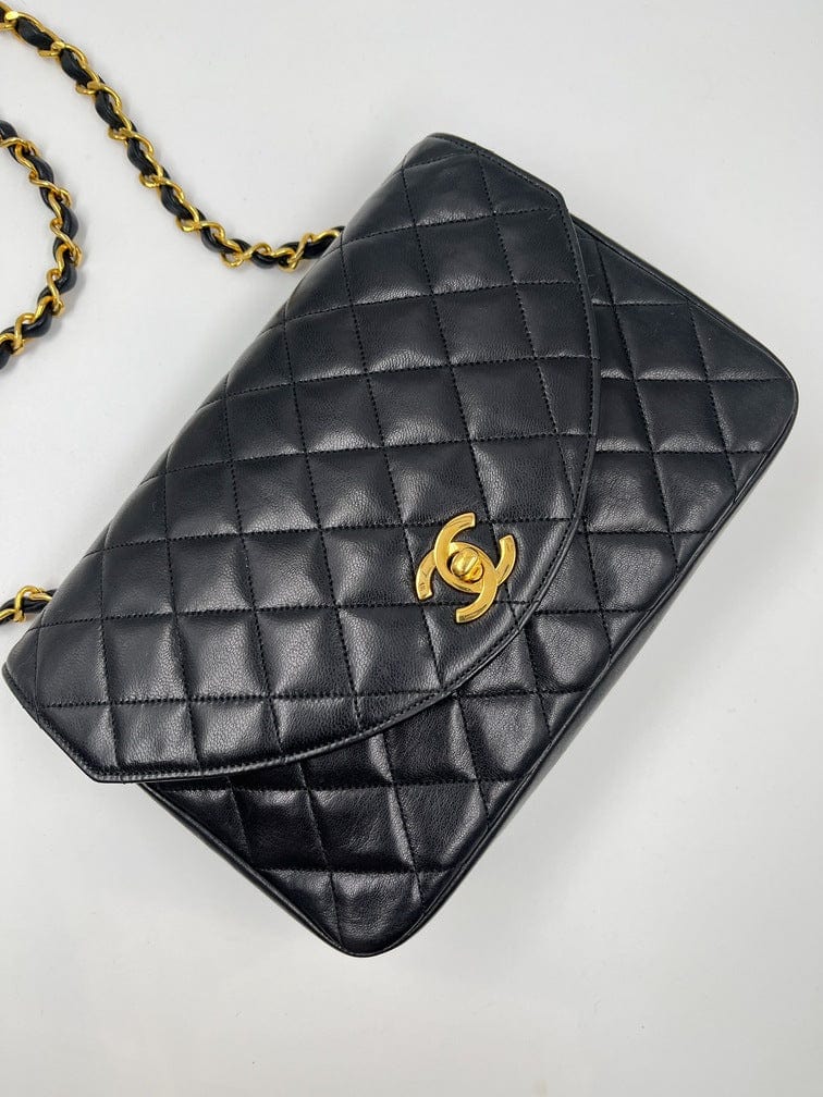 Chanel Vintage Single Flap with 24k gold plated hardware