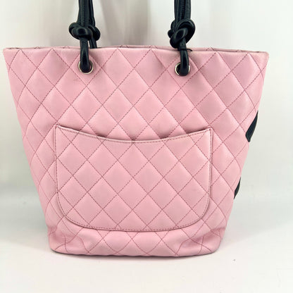 Chanel Lambskin Combon Tote Medium TWS pop