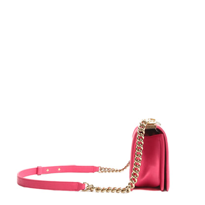 CHANEL Medium Quilted Boy Bag - Pink