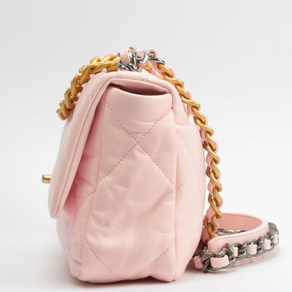 CHANEL 19 Flap Quilted Medium Pink