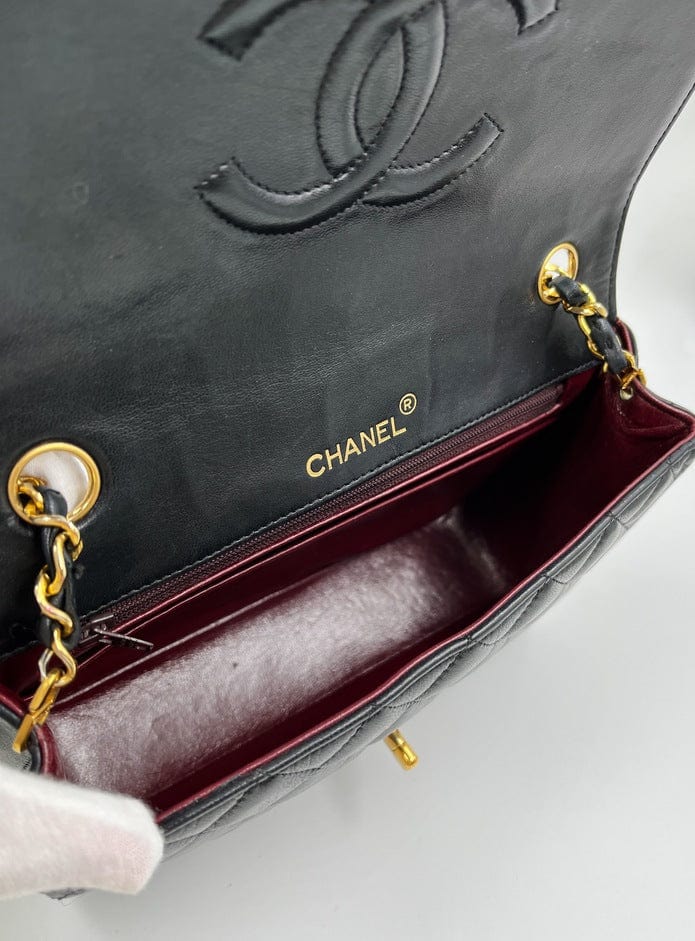 Chanel Vintage Single Flap with 24k gold plated hardware