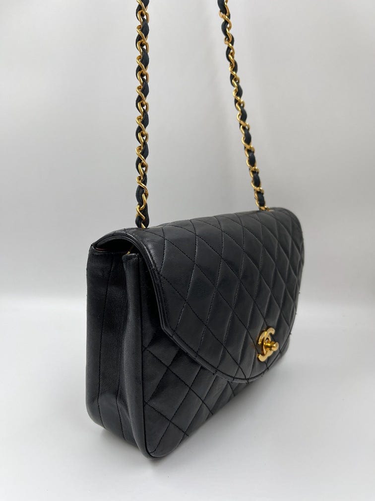 Chanel Vintage Single Flap with 24k gold plated hardware