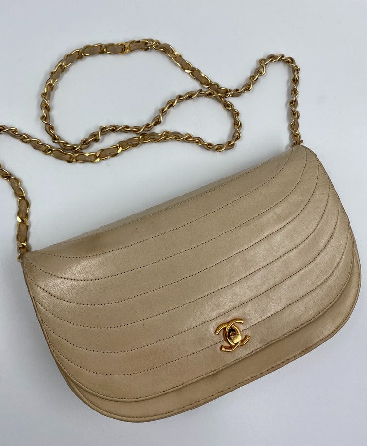 Chanel Vintage Half Moon Flap bag