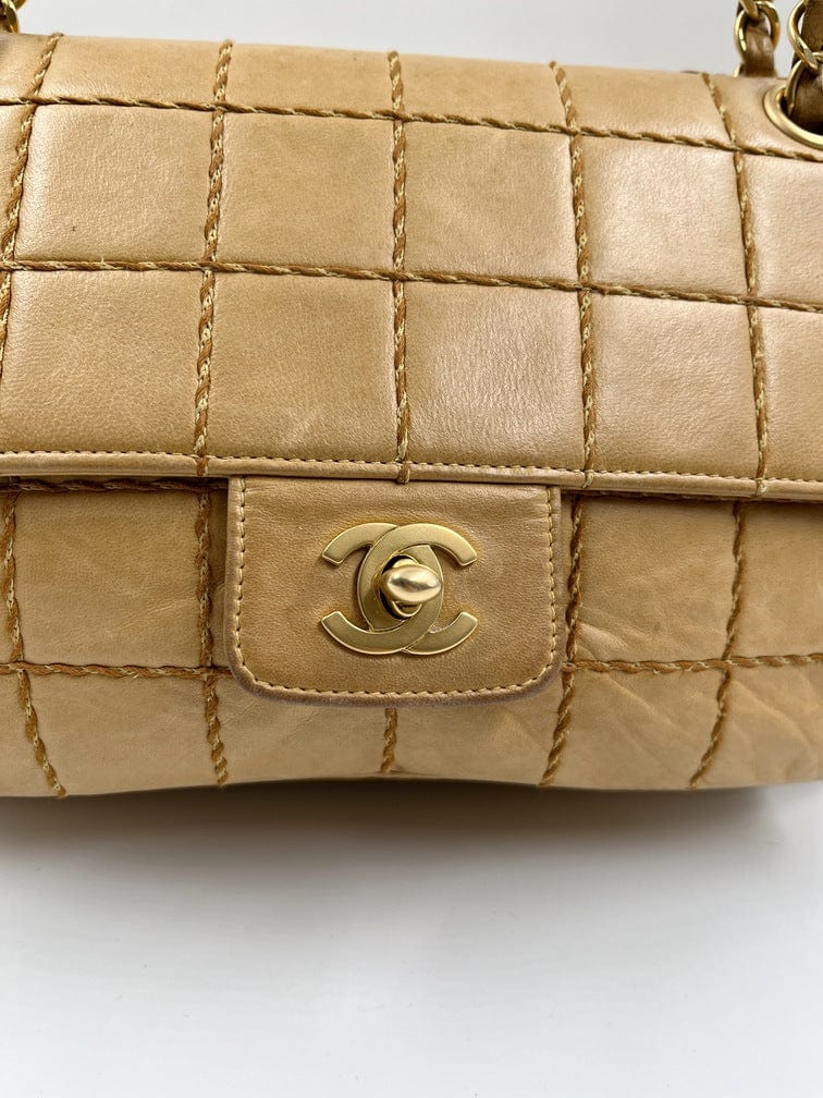 Vintage Chanel Chocolate Flap Bag