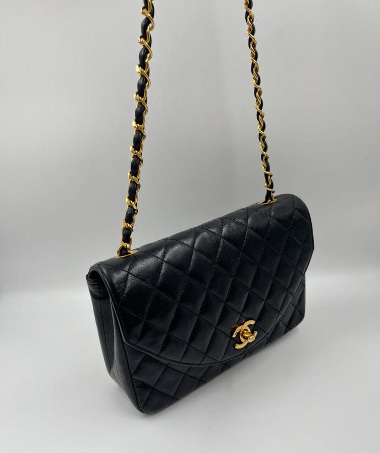 Chanel Vintage Single Flap with 24k gold plated hardware