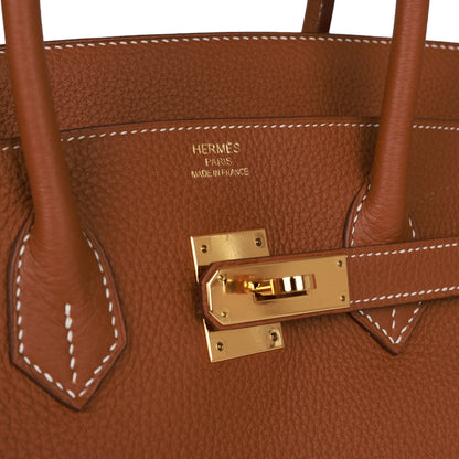 Hermes Birkin 35 Gold Togo Gold Hardware