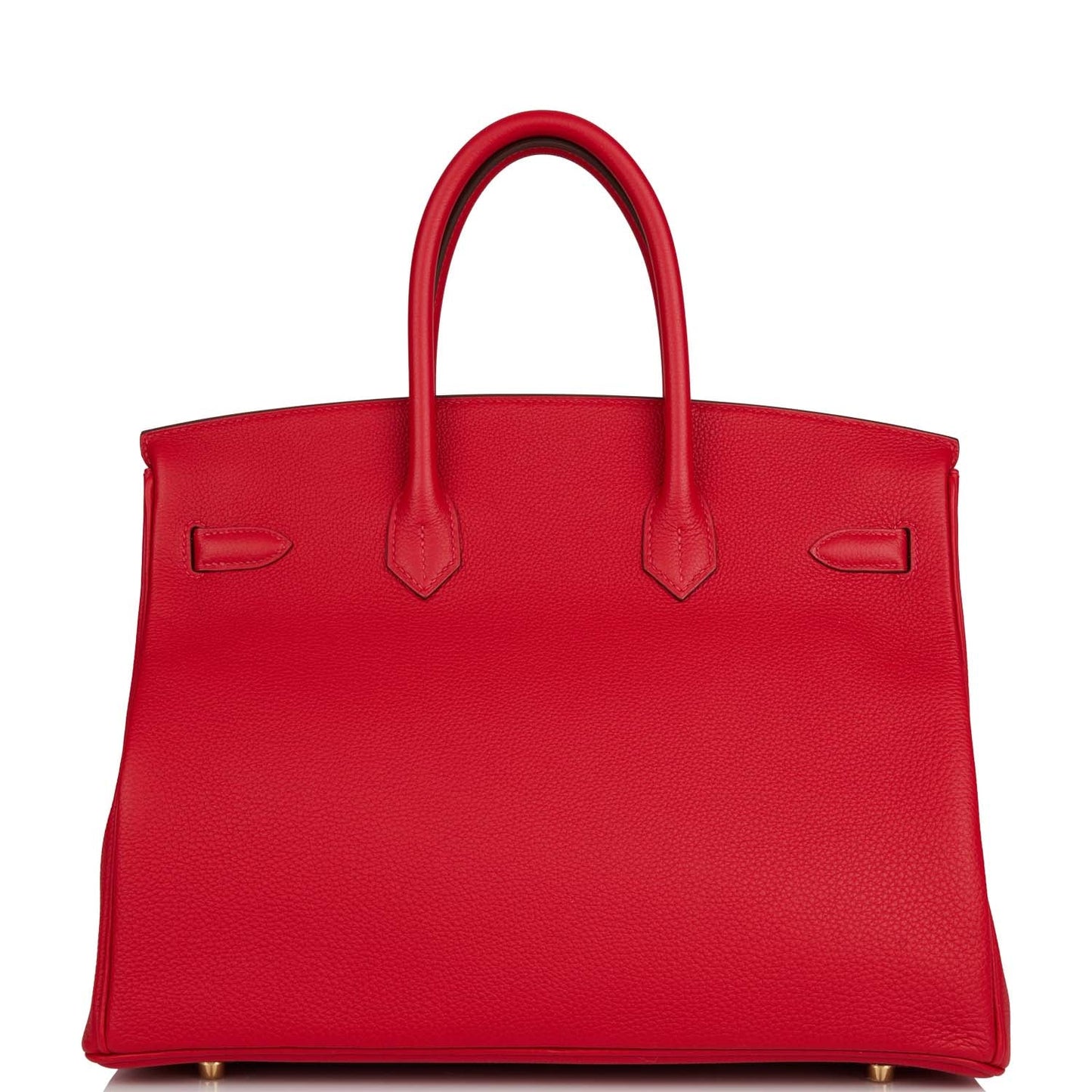 Hermes Birkin 35 Rouge Casaque Togo Gold Hardware