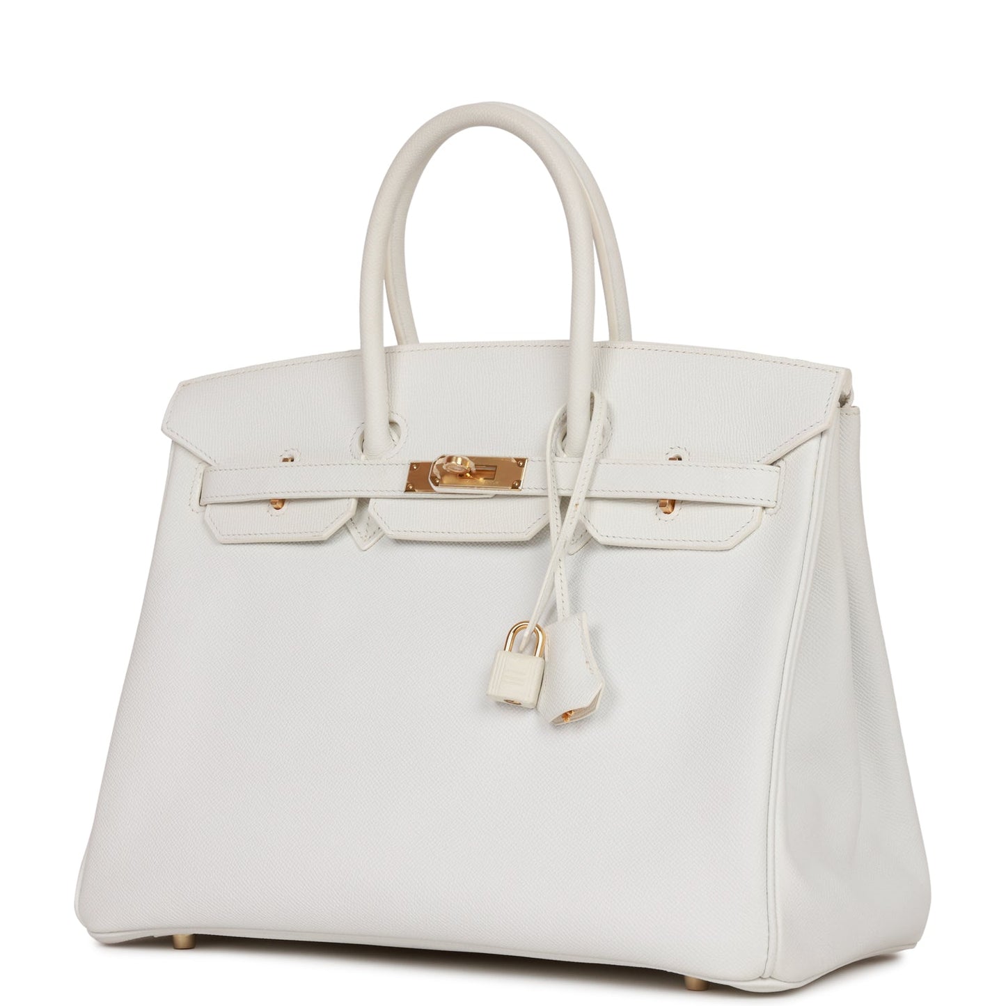 Hermes Birkin 35 White Epsom Gold Hardware