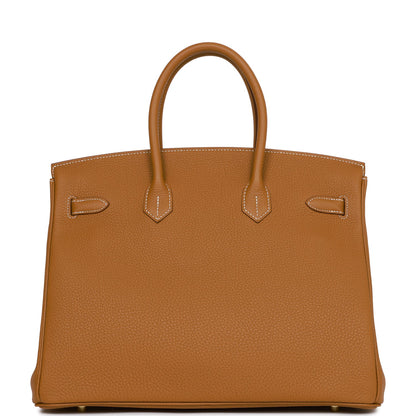 Hermes Birkin 35 Gold Togo Gold Hardware