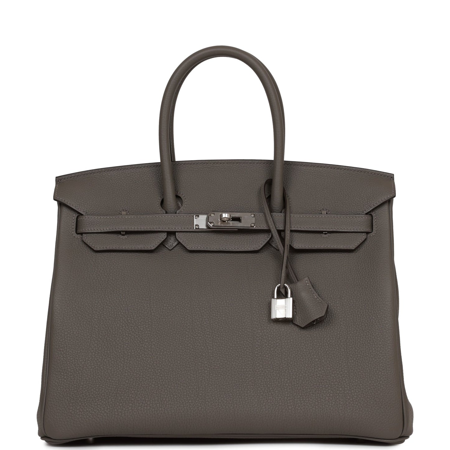 Hermes Birkin 35 Gris Meyer Togo Palladium Hardware