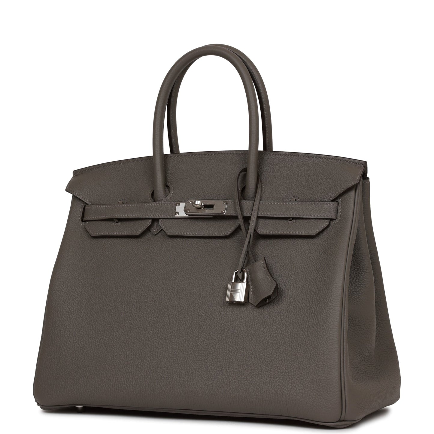 Hermes Birkin 35 Gris Meyer Togo Palladium Hardware