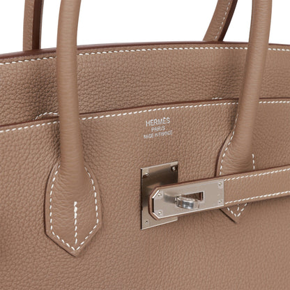 Hermes Birkin 35 Etoupe Togo Palladium Hardware