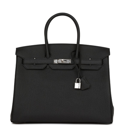 Hermes Birkin 35 Black Togo Palladium Hardware