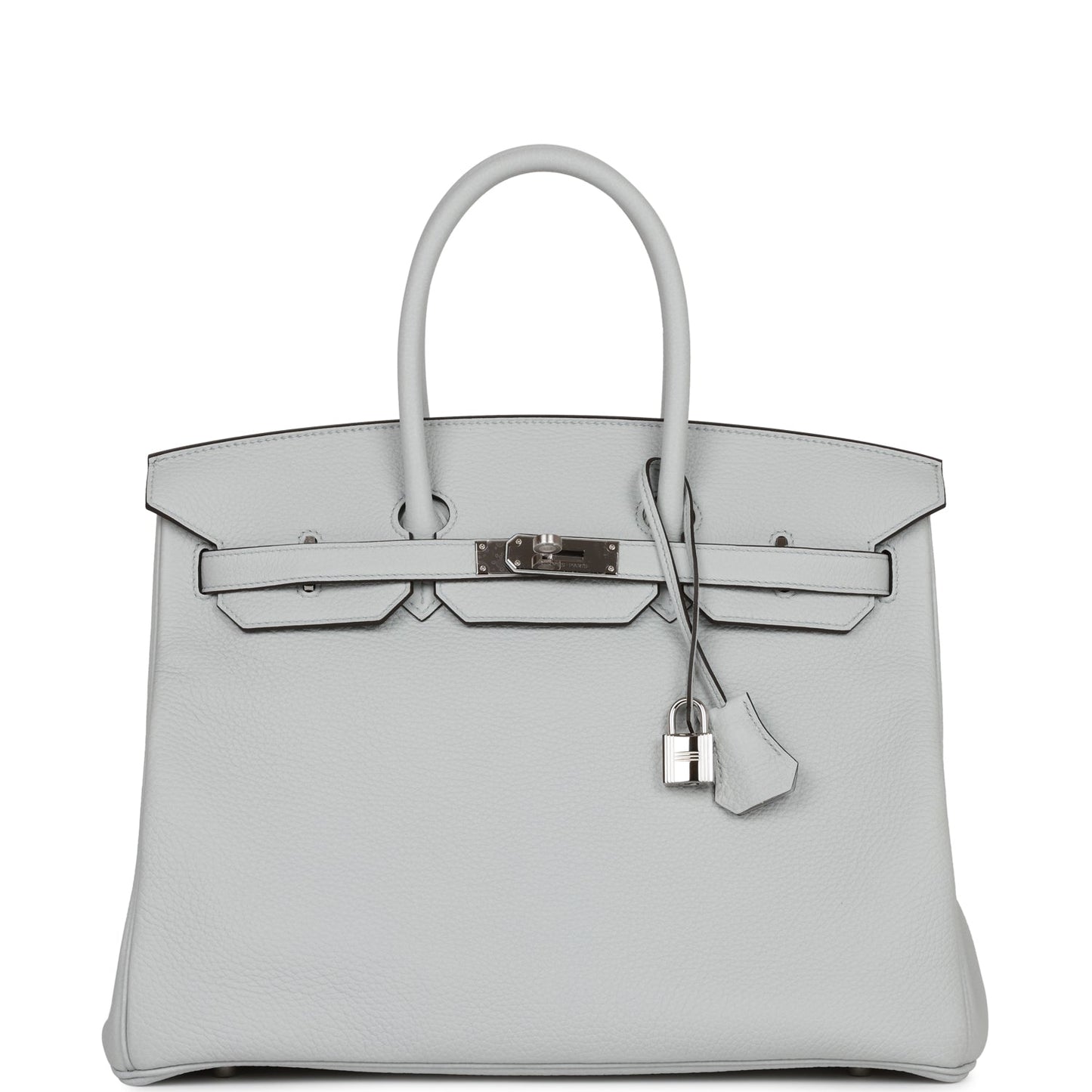 Hermes Birkin 35 Bleu Pale Clemence Palladium Hardware