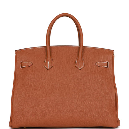 Hermes Birkin 35 Gold Togo Gold Hardware