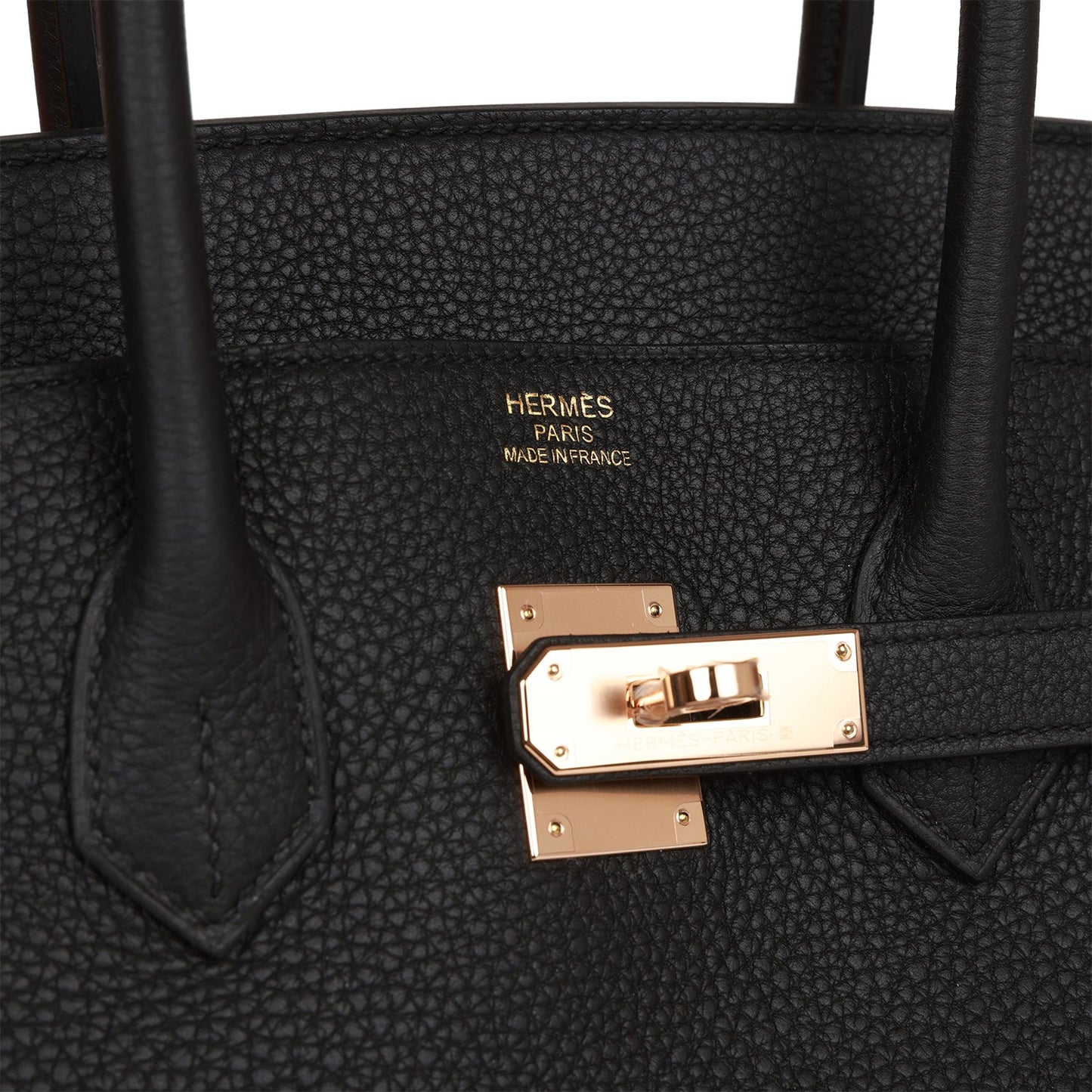 Hermes Birkin 35 Black Togo Rose Gold Hardware