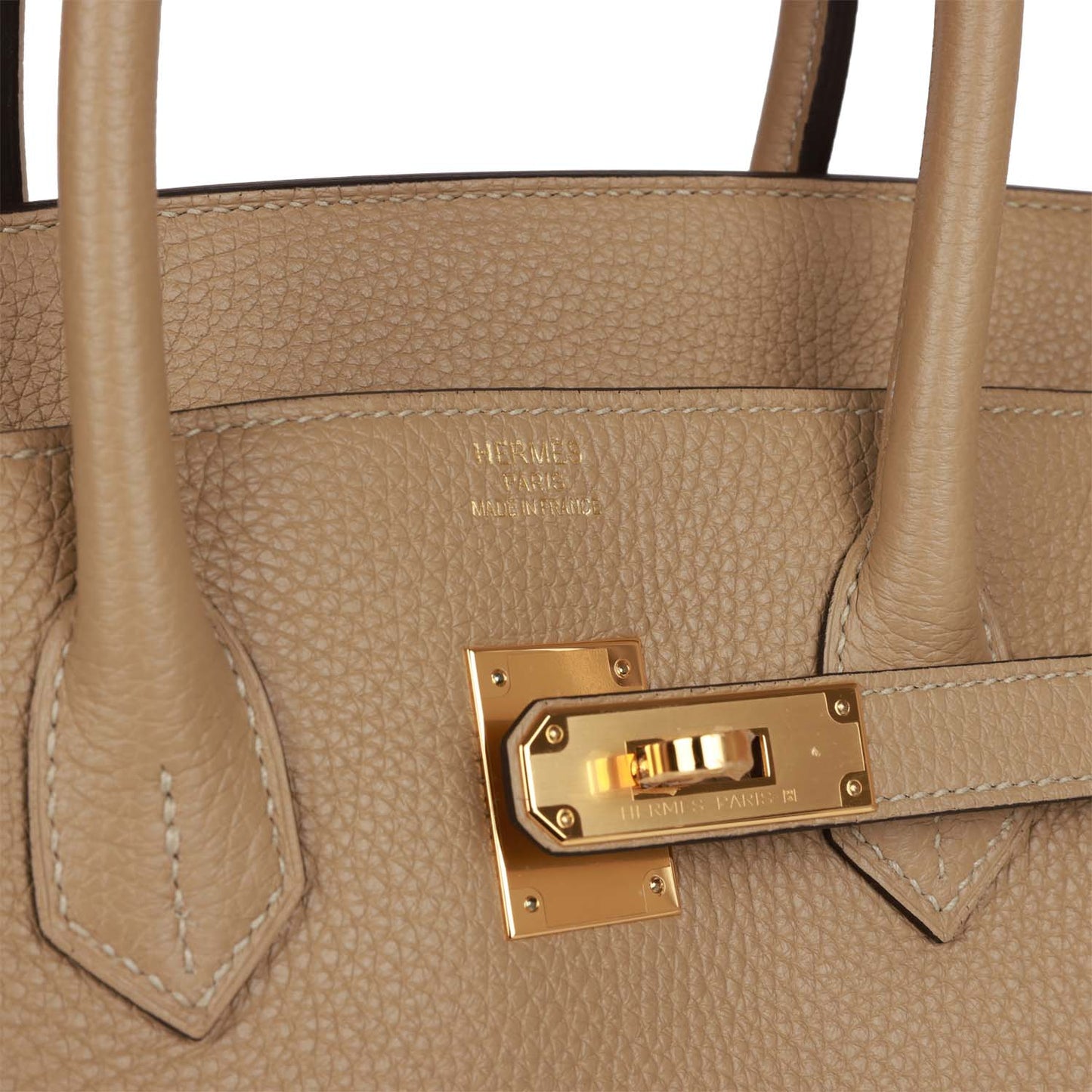 Hermes Birkin 35 Trench Clemence Gold Hardware