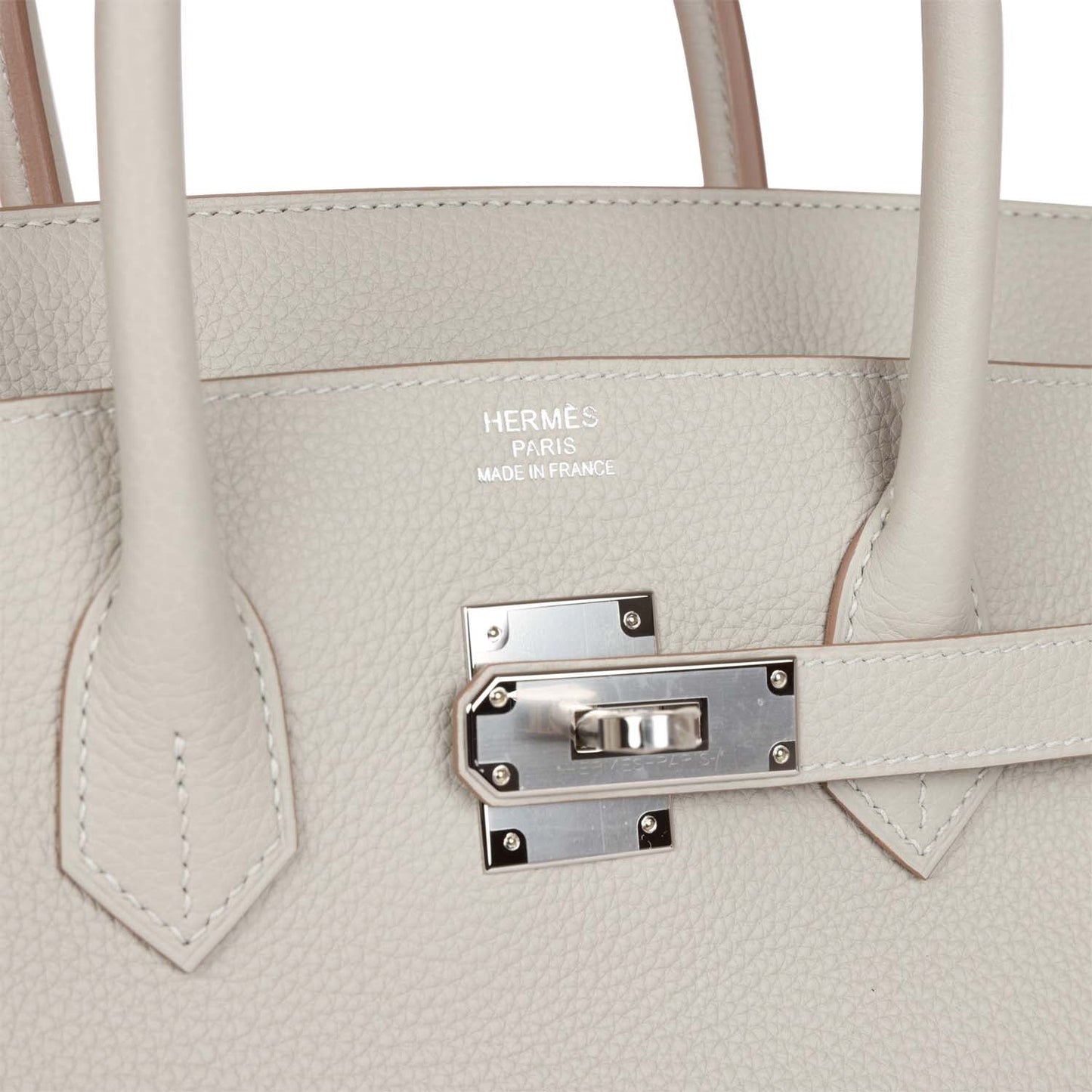 Hermes Birkin 35 Gris Perle Togo Palladium Hardware