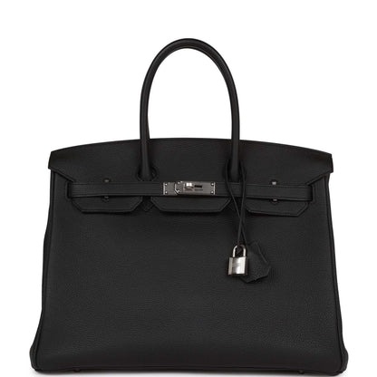 Hermes Birkin 35 Black Togo Palladium Hardware