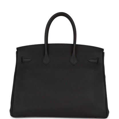 Hermes Birkin 35 Black Togo Palladium Hardware