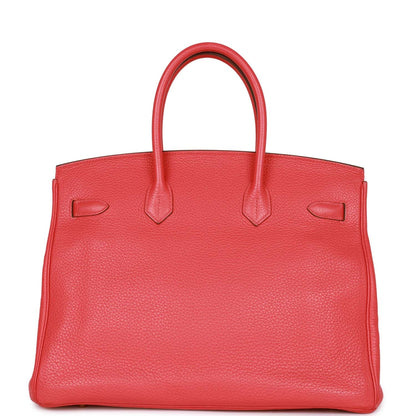 Hermes Birkin 35 Bougainvillea Clemence Gold Hardware