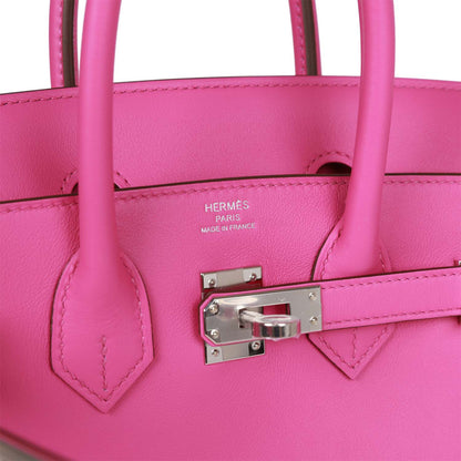 Hermes Birkin 25 Magnolia Swift Palladium Hardware