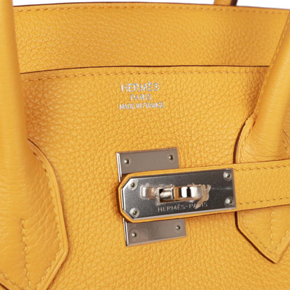 Hermes Birkin 35 Soleil Togo Palladium Hardware