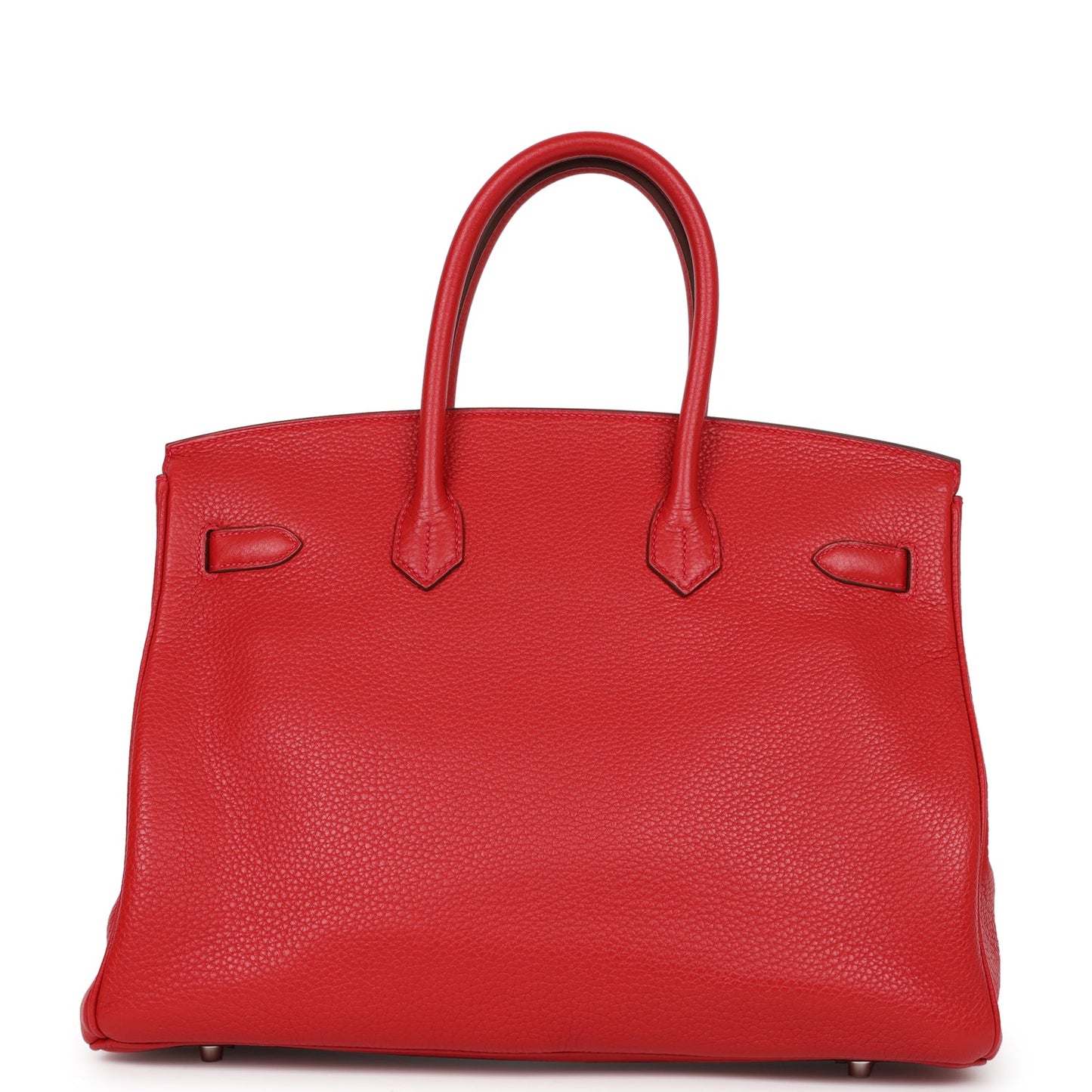 Hermes Birkin 35 Rouge Casaque Clemence Palladium Hardware