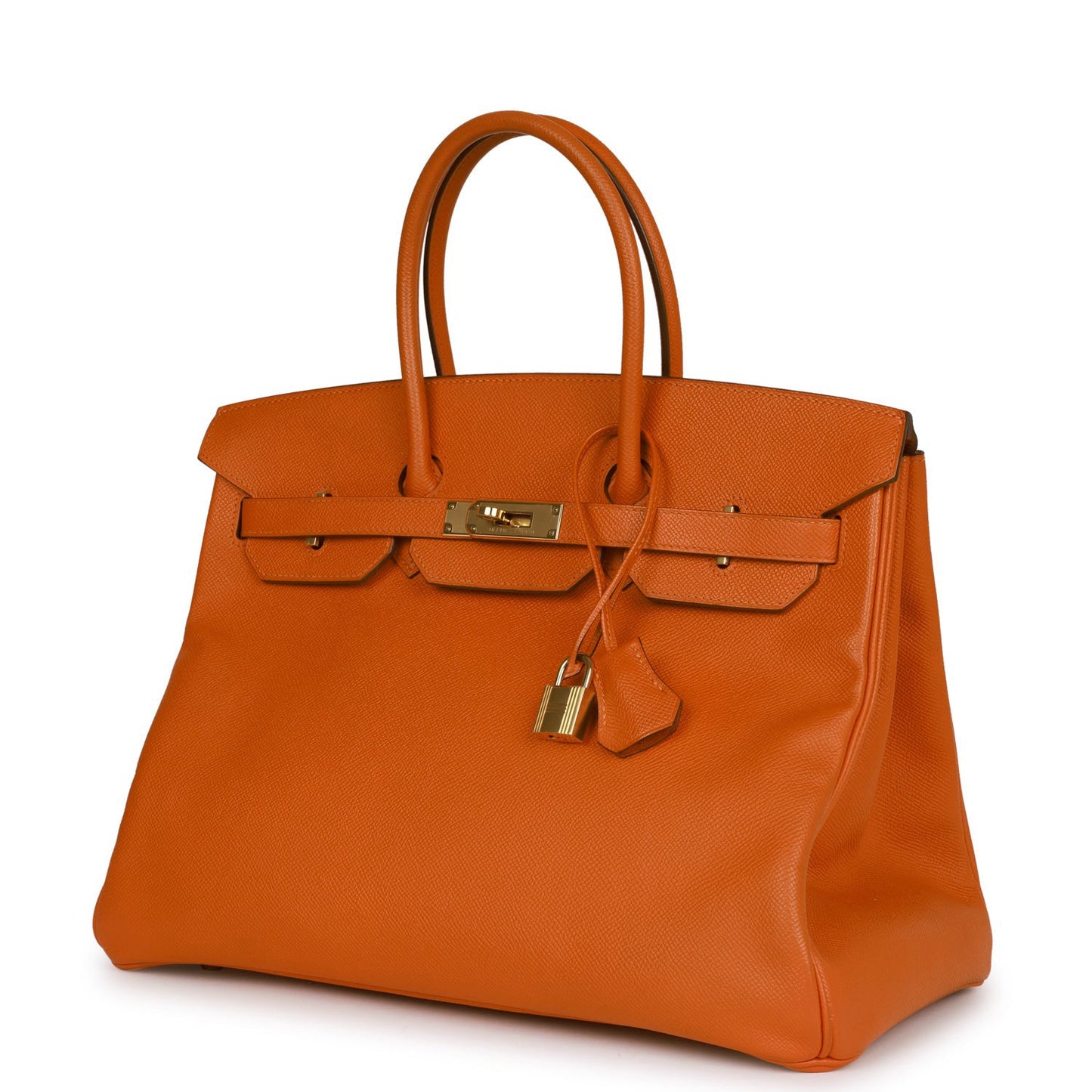 Hermes Birkin 35 Feu Epsom Gold Hardware