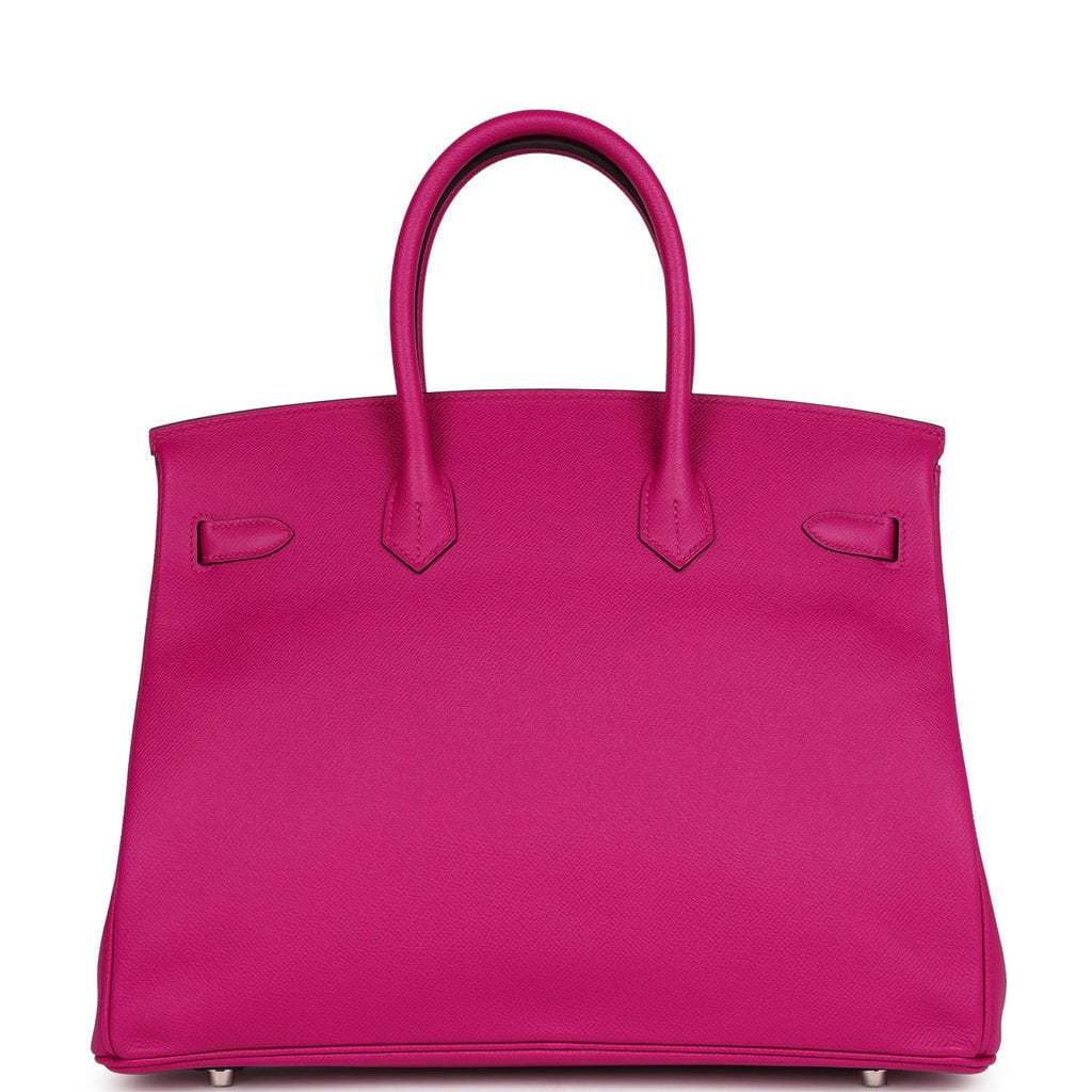 Hermes Birkin 35 Rose Pourpre Epsom Palladium Hardware