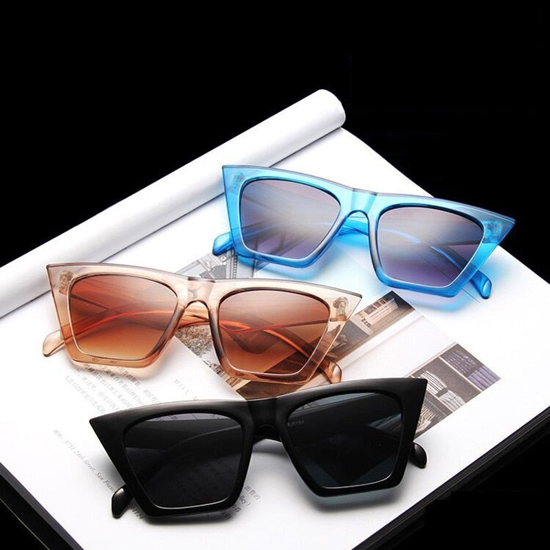 Fashion Square Sunglasses Women Classic Vintage UV400