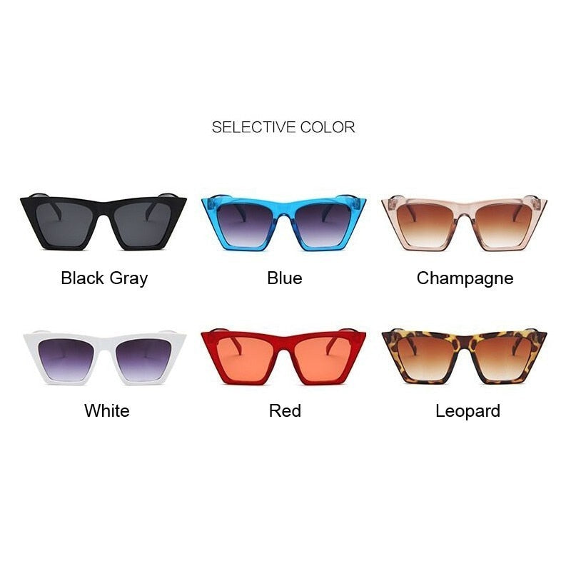 Fashion Square Sunglasses Women Classic Vintage UV400