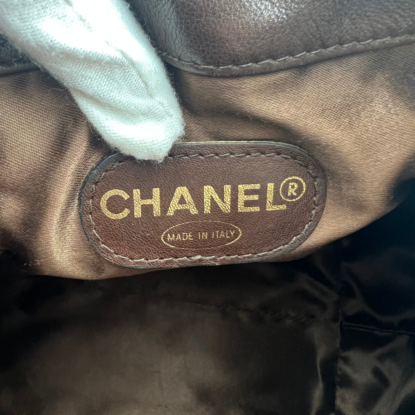 Chanel Vintage CC Drawstring Bucket Bag Small Year 1995 (Dust Bag)