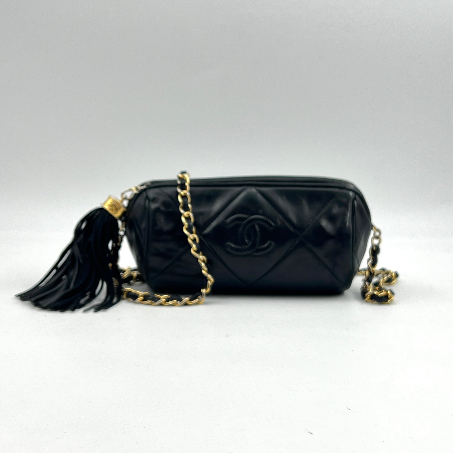 Chanel Vintage Golden Ball Pouch Bag