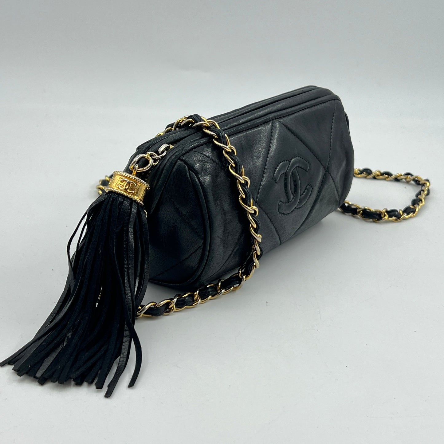 Chanel Vintage Golden Ball Pouch Bag