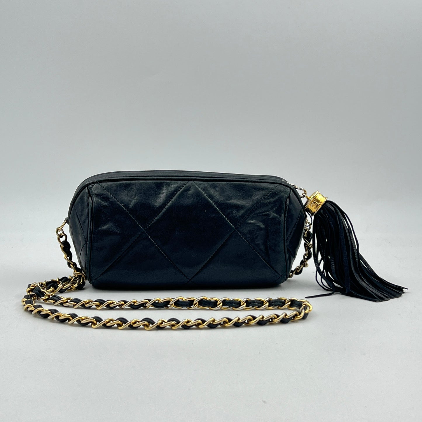 Chanel Vintage Golden Ball Pouch Bag