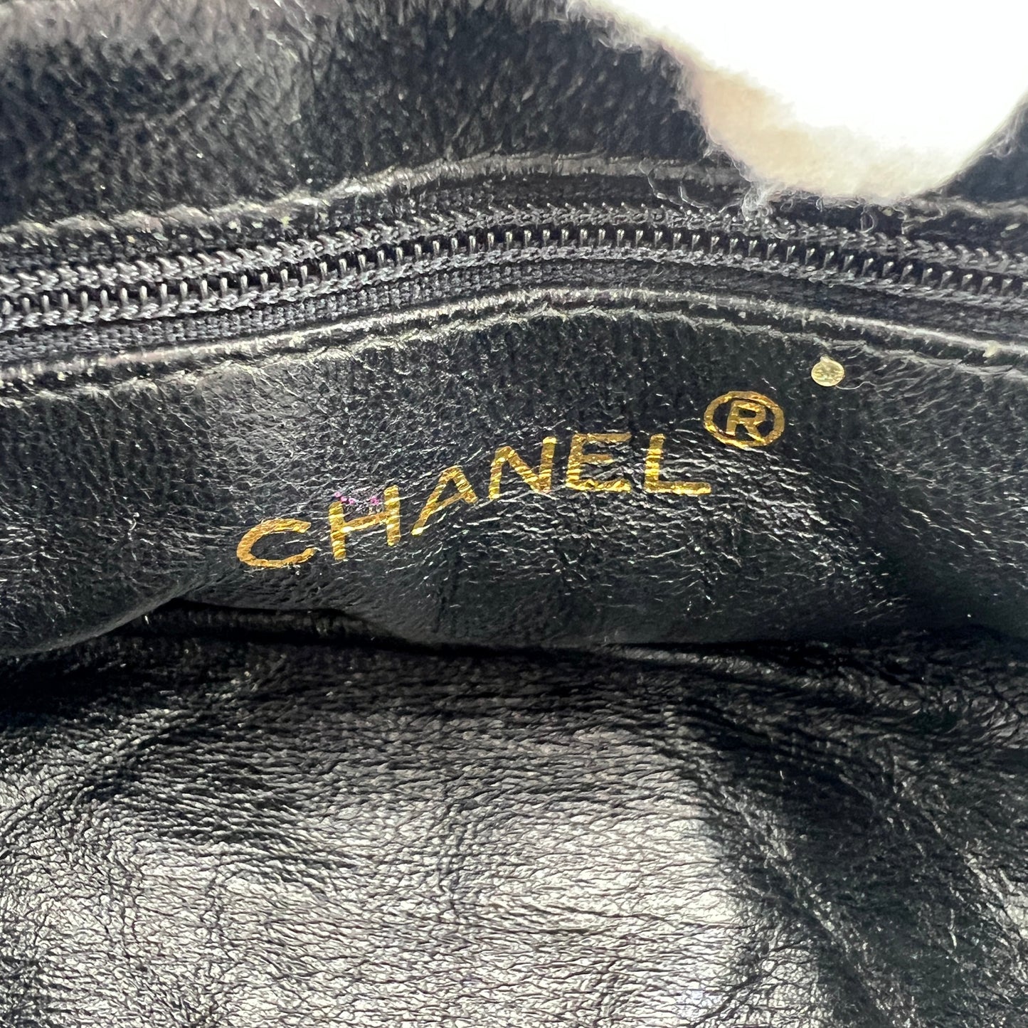 Chanel Vintage Golden Ball Pouch Bag