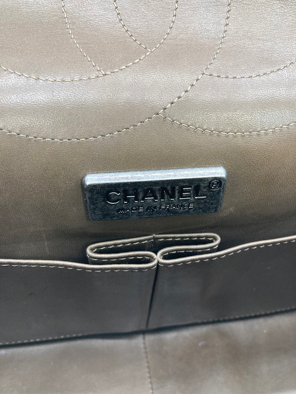 RARE Chanel Natural Lizard Double Flap Classic 227 Reissue