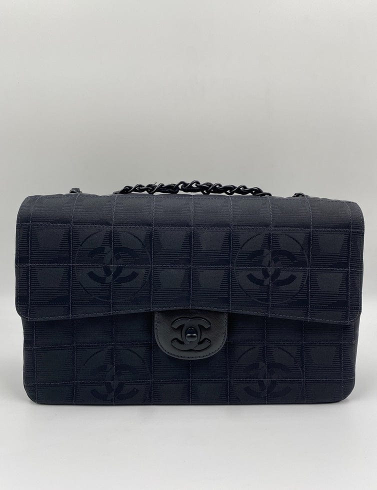 Chanel Travel Line Nylon Flap Bag