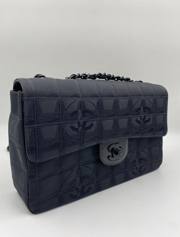 Chanel Travel Line Nylon Flap Bag