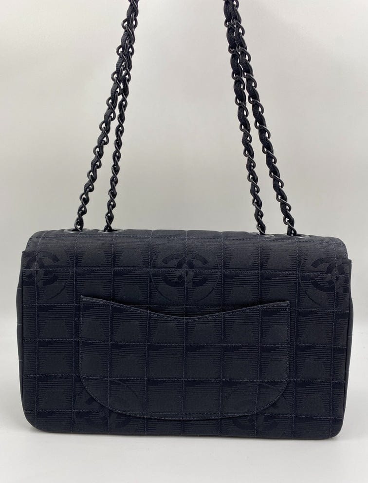 Chanel Travel Line Nylon Flap Bag